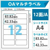 OAマルチラベル　12面JA